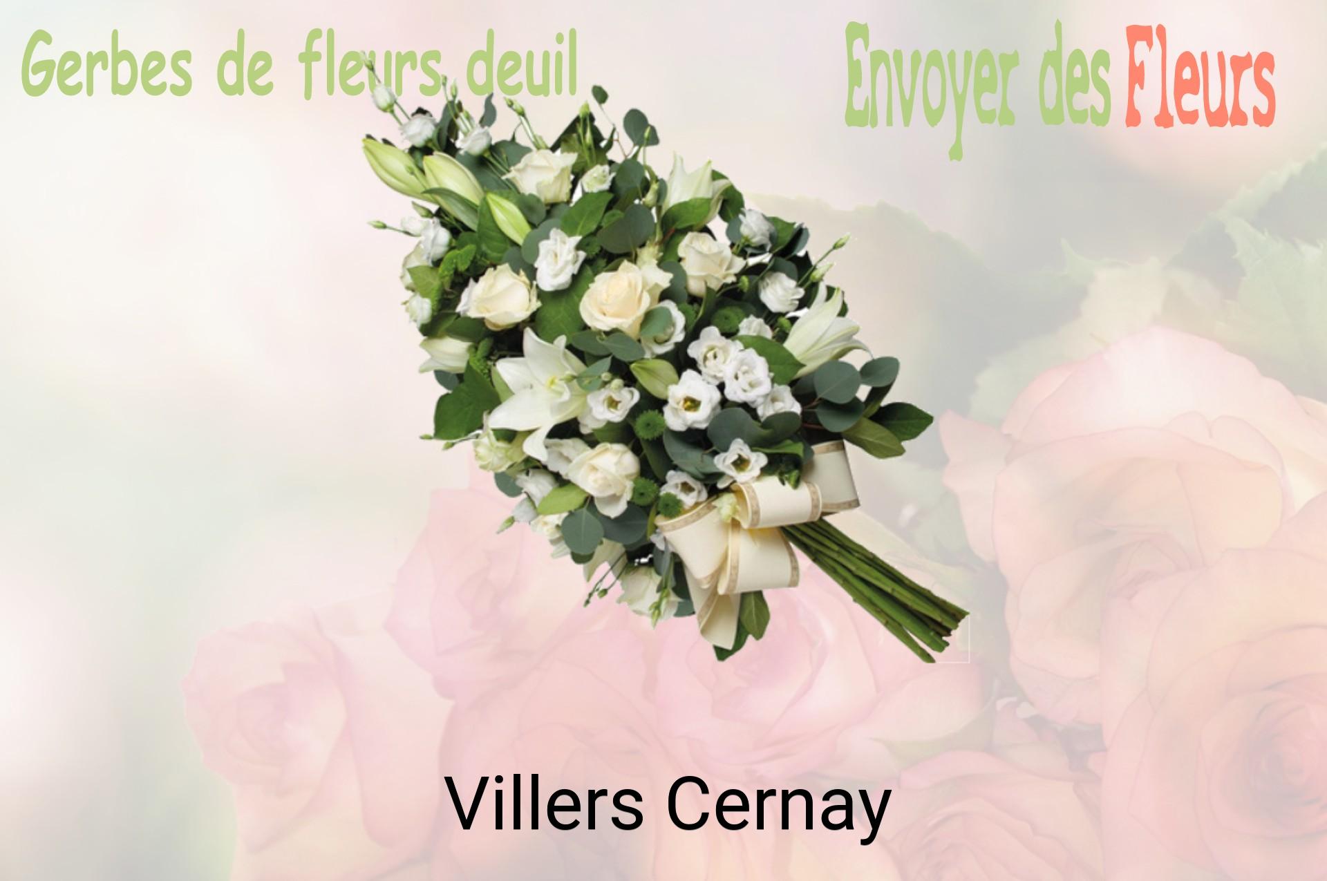 Gerbe de fleurs de deuil livrée à Villers-Cernay